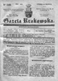 Gazeta Krakowska 1839, II, Nr 143
