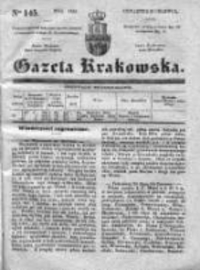 Gazeta Krakowska 1839, II, Nr 145