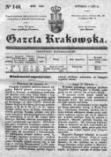 Gazeta Krakowska 1839, III, Nr 148