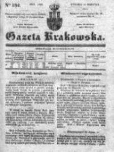 Gazeta Krakowska 1839, III, Nr 184