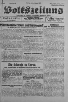 Volkszeitung 4 styczeń 1938 nr 3