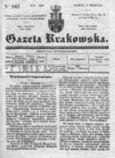 Gazeta Krakowska 1839, III, Nr 187