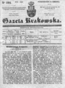 Gazeta Krakowska 1839, III, Nr 194