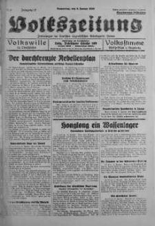 Volkszeitung 6 styczeń 1938 nr 5
