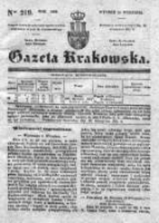 Gazeta Krakowska 1839, III, Nr 219