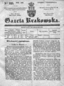 Gazeta Krakowska 1839, IV, Nr 225