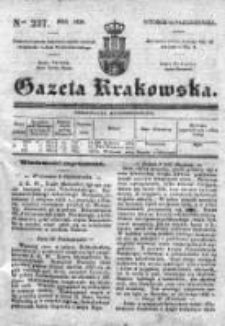 Gazeta Krakowska 1839, IV, Nr 237