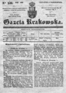 Gazeta Krakowska 1839, IV, Nr 239