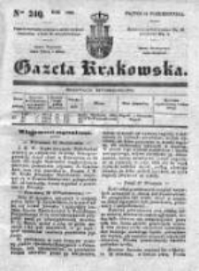 Gazeta Krakowska 1839, IV, Nr 240