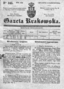 Gazeta Krakowska 1839, IV, Nr 245