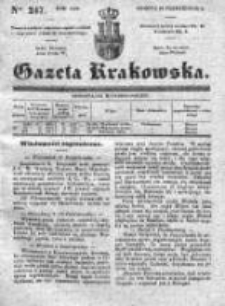 Gazeta Krakowska 1839, IV, Nr 247
