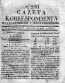 Gazeta Korrespondenta Warszawskiego i Zagranicznego 1830, Nr 280