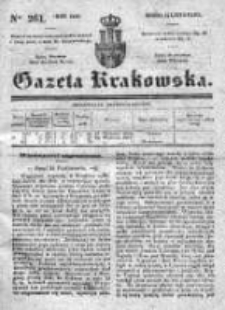 Gazeta Krakowska 1839, IV, Nr 261