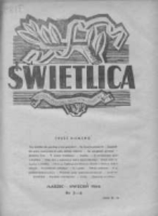 Świetlica: Miesięcznik Społeczno-Artystyczno-Oświatowy 1946, Nr 3-4