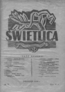 Świetlica: Miesięcznik Społeczno-Artystyczno-Oświatowy 1946, Nr 12