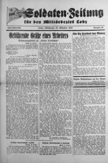 Soldaten = Zeitung der Schlesischen Armee 25 October 1939 nr 43
