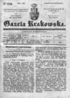 Gazeta Krakowska 1839, IV, Nr 270