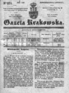 Gazeta Krakowska 1839, IV, Nr 271