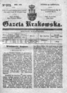 Gazeta Krakowska 1839, IV, Nr 272