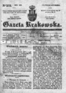 Gazeta Krakowska 1839, IV, Nr 275