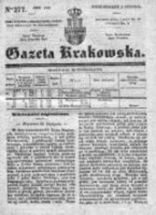 Gazeta Krakowska 1839, IV, Nr 277