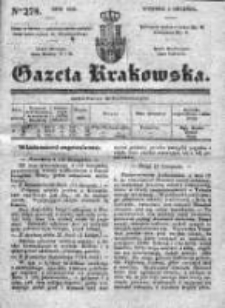 Gazeta Krakowska 1839, IV, Nr 278