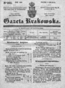 Gazeta Krakowska 1839, IV, Nr 281