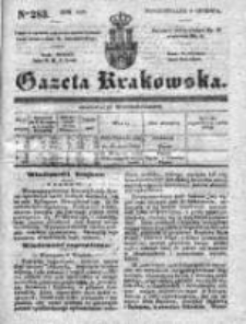 Gazeta Krakowska 1839, IV, Nr 283