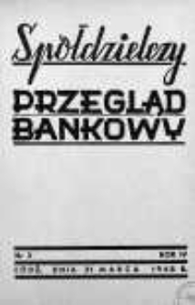 Spółdzielczy Przegląd Bankowy 1948, R.IV, Nr 3