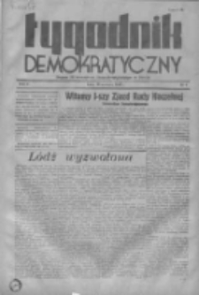 Tygodnik Demokratyczny. Organ Stronnictwa Demokratycznego w Łodzi, 1946, R. II, Nr 4