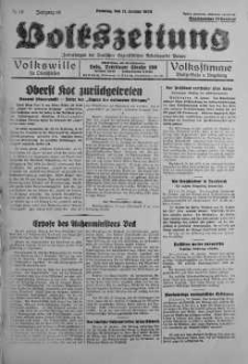 Volkszeitung 11 styczeń 1938 nr 10