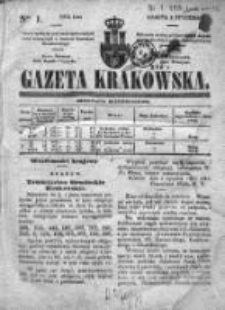 Gazeta Krakowska, 1841, Nr 1
