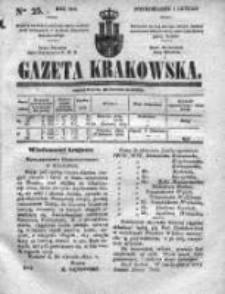 Gazeta Krakowska, 1841, Nr 25