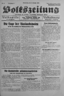 Volkszeitung 13 styczeń 1938 nr 12