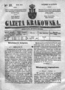 Gazeta Krakowska, 1841, Nr 37