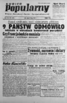 Kurier Popularny. Organ Polskiej Partii Socjalistycznej 1947, III, Nr 186