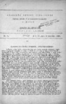Biuletyn dla Słuchaczów. Wyższa Szkoła Nauk Administracyjnych, 1945-46, Nr 5