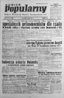 Kurier Popularny. Organ Polskiej Partii Socjalistycznej 1947, III, Nr 211
