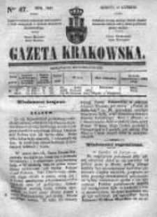 Gazeta Krakowska, 1841, Nr 47