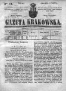 Gazeta Krakowska, 1841, Nr 74
