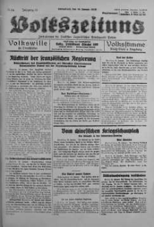 Volkszeitung 15 styczeń 1938 nr 14