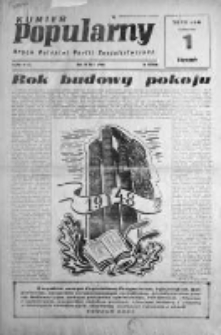 Kurier Popularny. Organ Polskiej Partii Socjalistycznej 1948, I, Nr 1