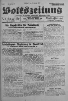 Volkszeitung 19 styczeń 1938 nr 18