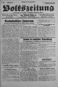 Volkszeitung 23 styczeń 1938 nr 22