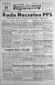 Kurier Popularny. Organ Polskiej Partii Socjalistycznej 1948, III, Nr 263