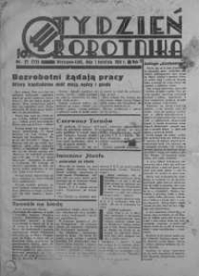 Tydzień Robotnika 1 kwiecień R. 2. 1934 nr 21
