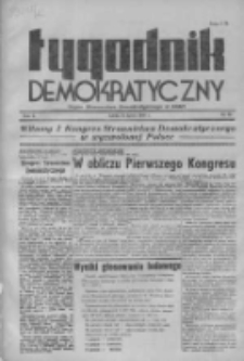 Tygodnik Demokratyczny. Organ Stronnictwa Demokratycznego w Łodzi, 1946, R. II, Nr 29