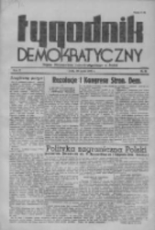 Tygodnik Demokratyczny. Organ Stronnictwa Demokratycznego w Łodzi, 1946, R. II, Nr 31