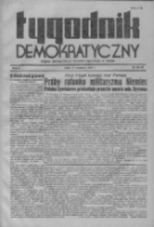 Tygodnik Demokratyczny. Organ Stronnictwa Demokratycznego w Łodzi, 1946, R. II, Nr 36-37