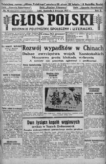Głos Polski : dziennik polityczny, społeczny i literacki 3 kwiecień 1927 nr 92
